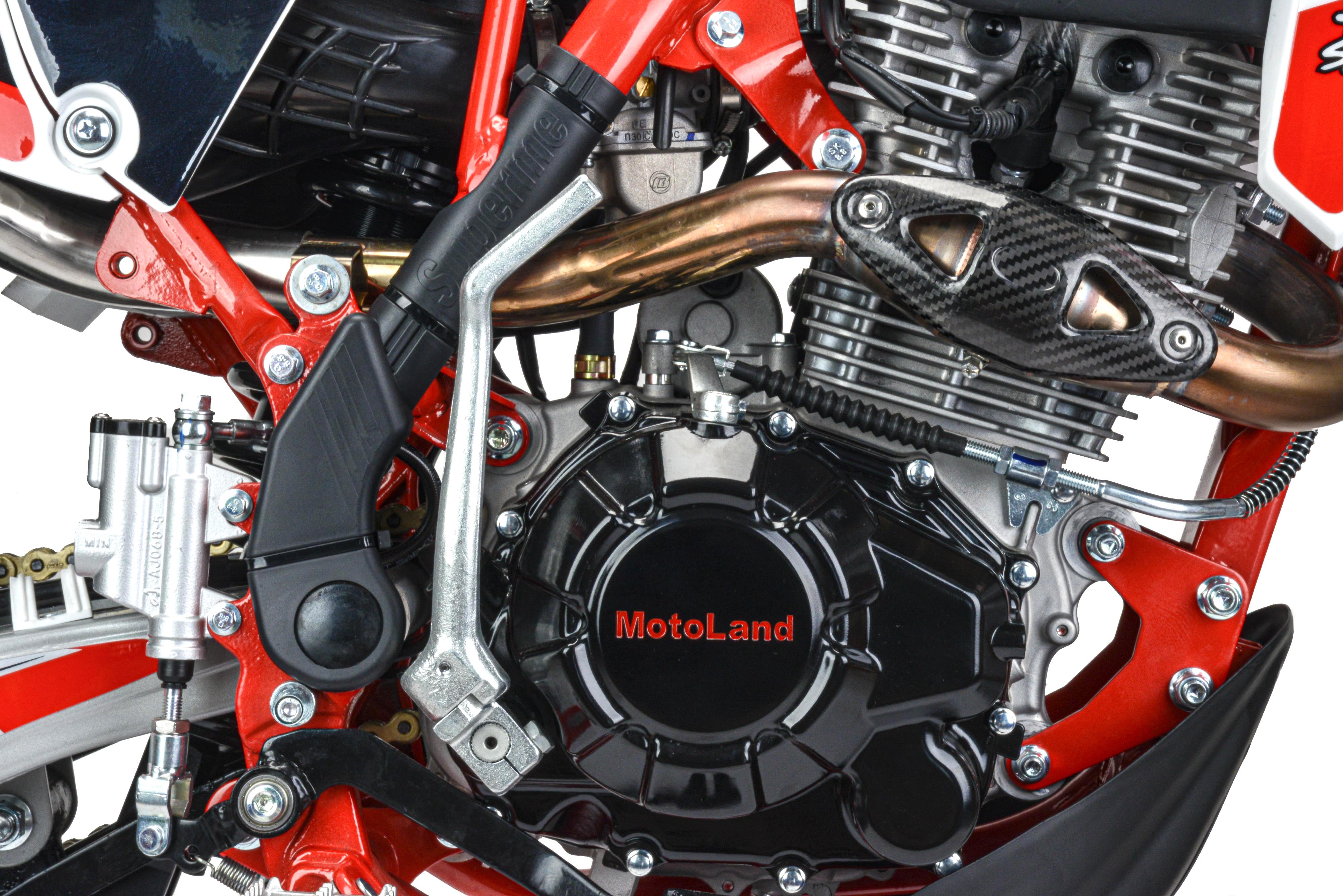 Мотоцикл Кросс 300 XT300 HS (175FMM 4V) красный РАСПРОДАЖА