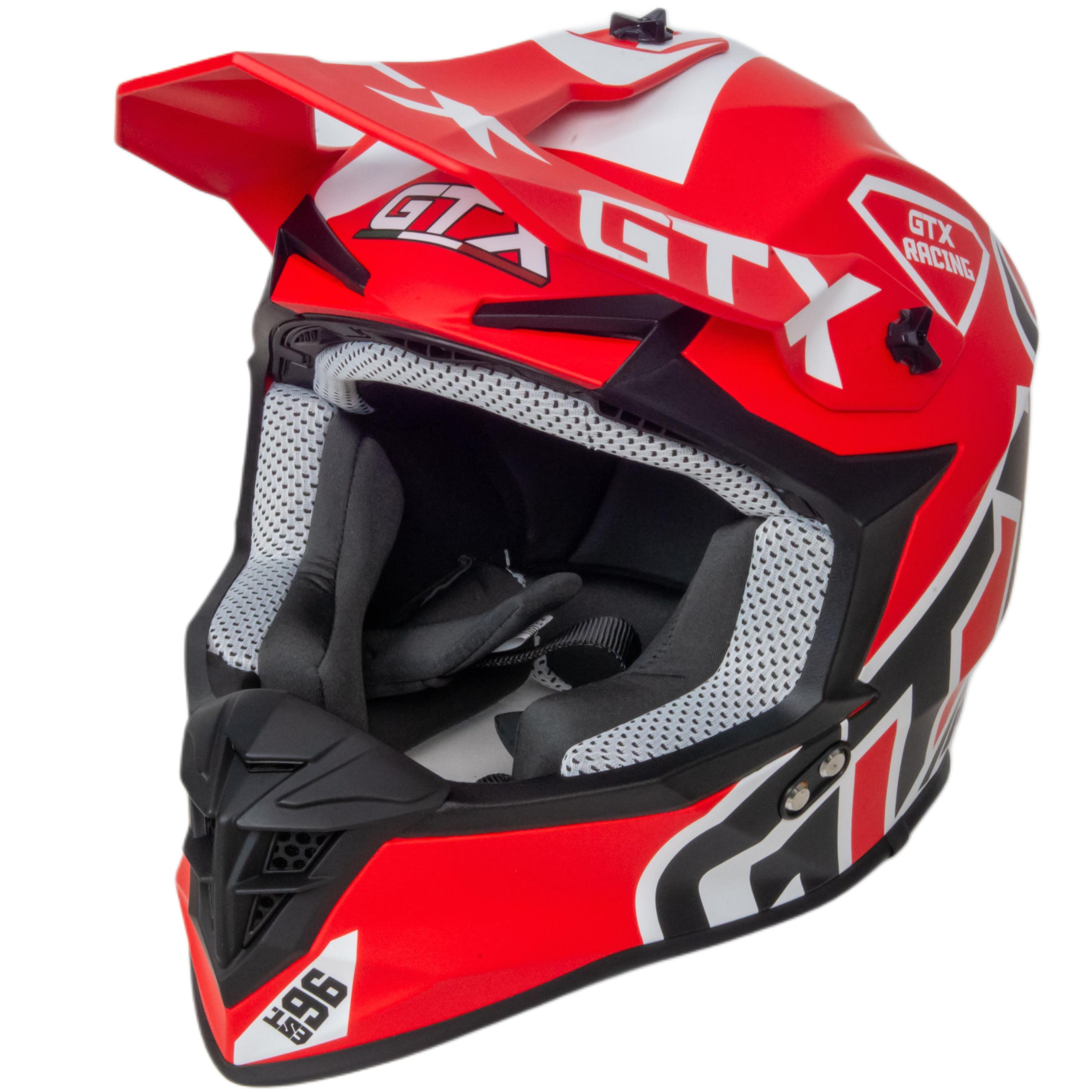 Шлем мото кроссовый GTX 633 №10 (XL) Red