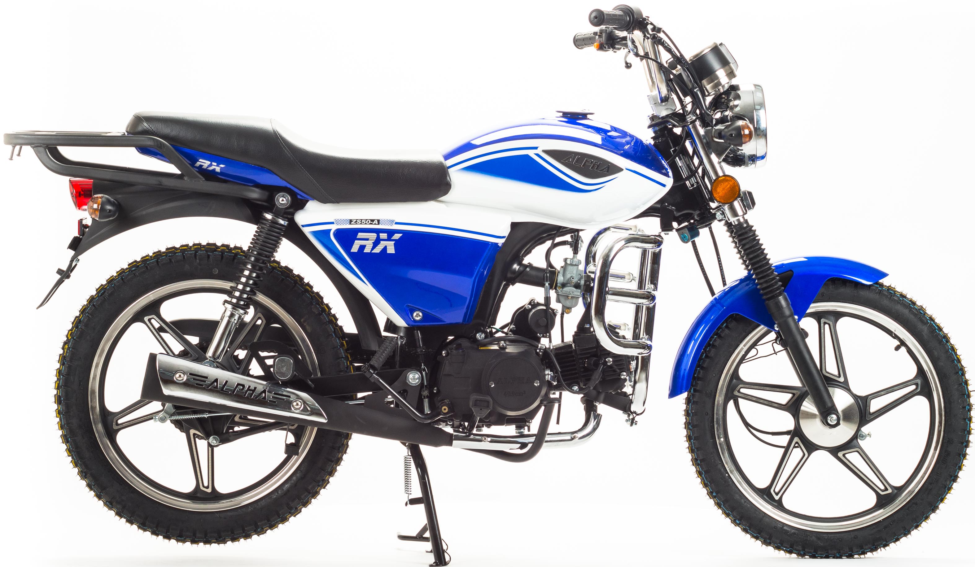 Мопед Альфа RX 11 (LM48-A) синий (A)