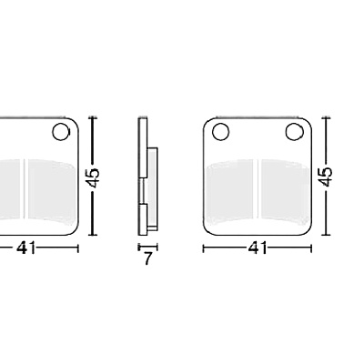 Колодки тормозные дисковые  №3 X-TECH (less-metallic) медь