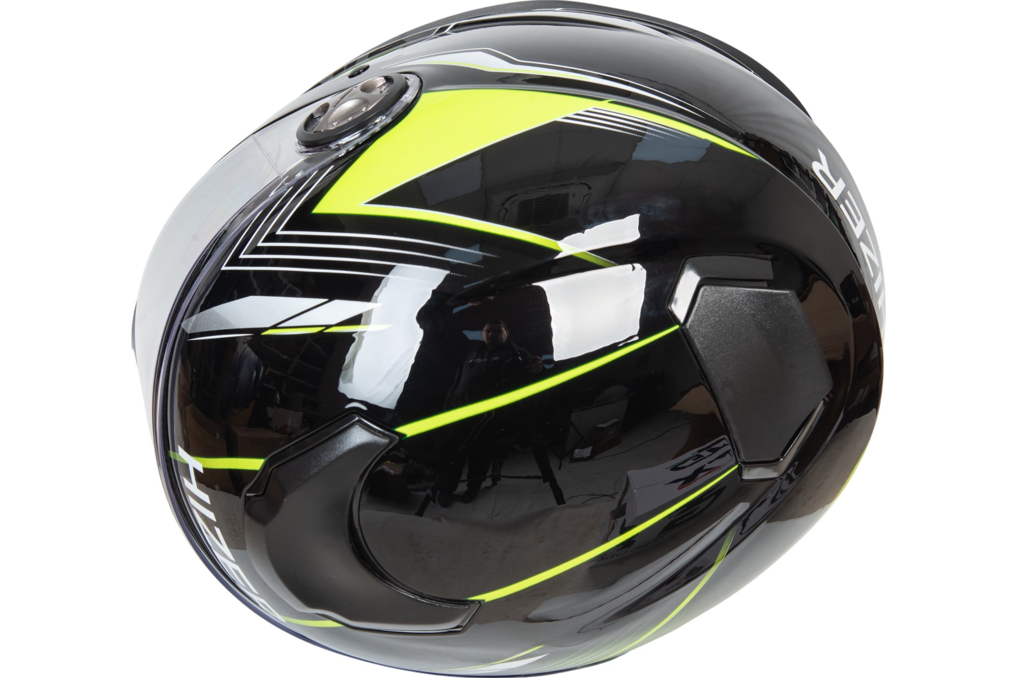 Шлем мото интеграл HIZER B565 №3 (S)  black/yellow