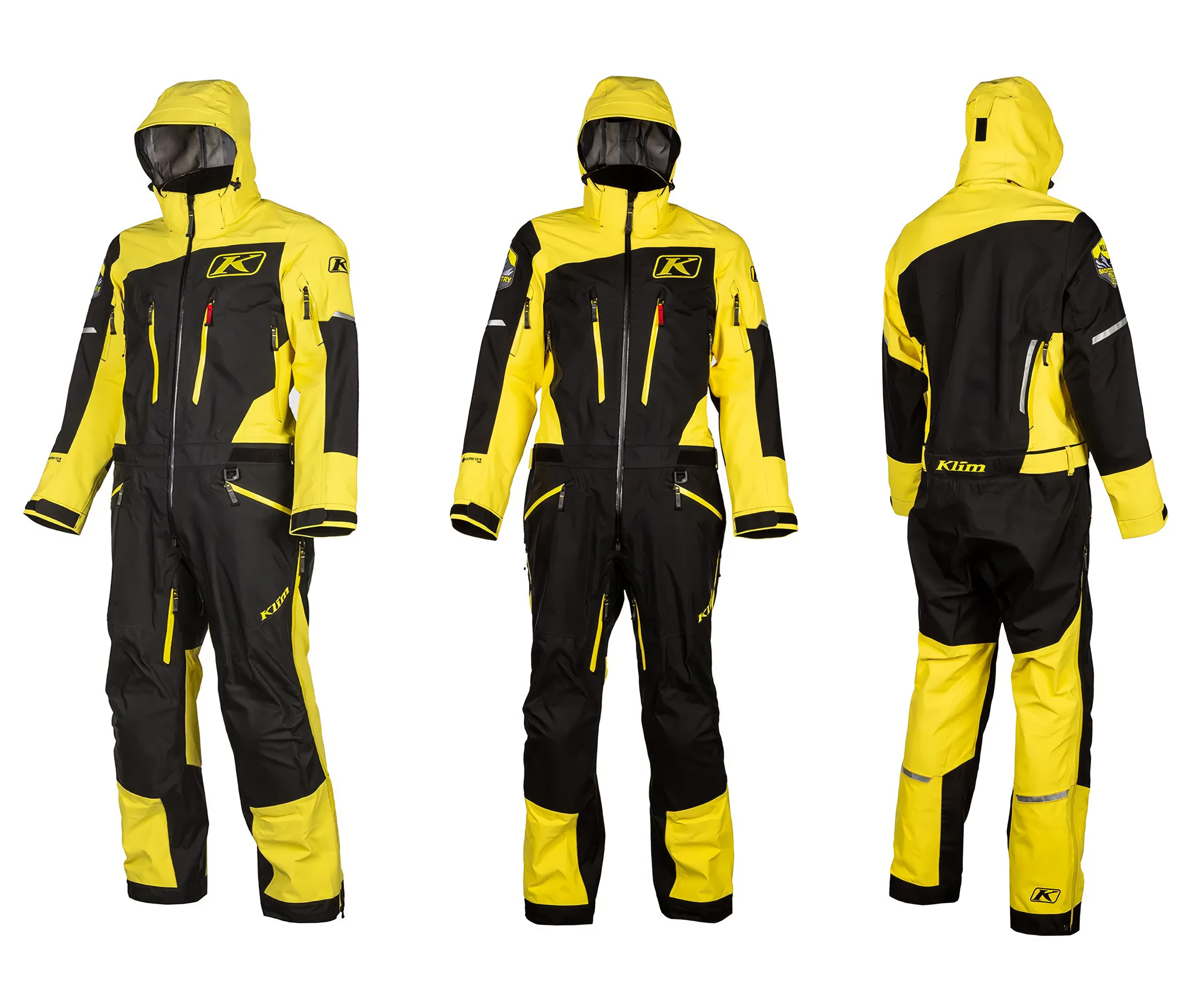 Комбинезон для снегохода KLIM №3 yellow (текстиль) (S)