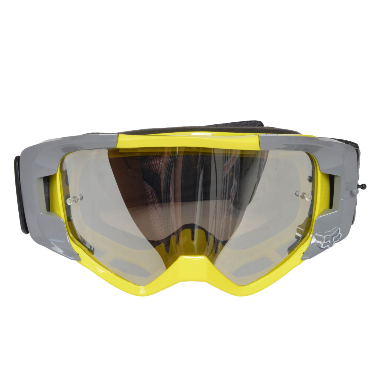 Очки мотокросс FOX №1 yellow/grey