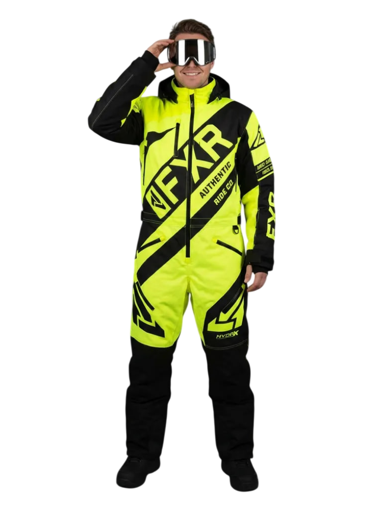 Комбинезон для снегохода FXR CX №4 gray-yellow (текстиль) (M)