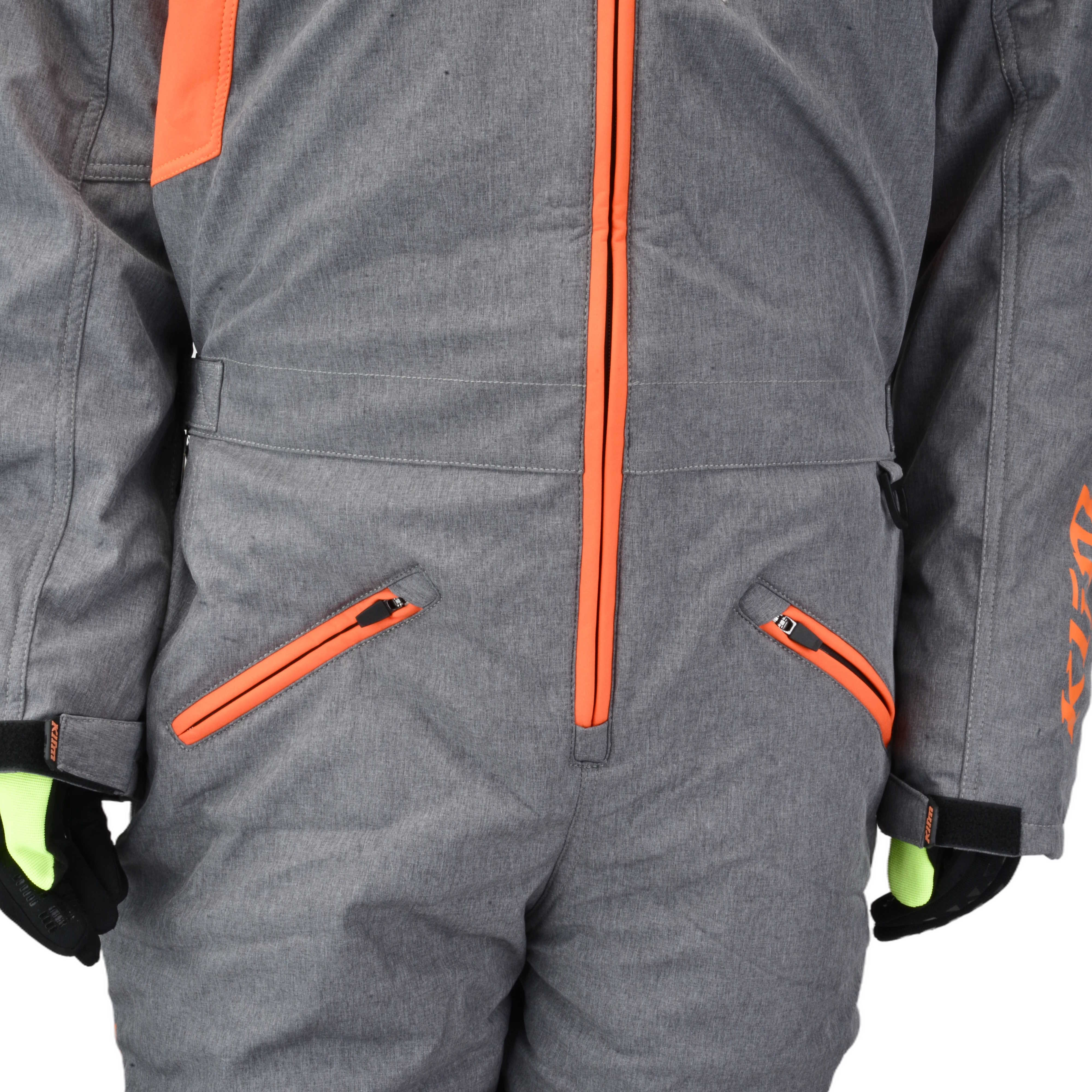 Комбинезон для снегохода KLIM RIPSA ONE-PIECE №2 gray-orange (текстиль) (XXXL)