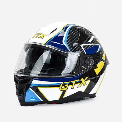Шлем мото интеграл GTX 910SV №1 (L) BLUE-WHITE