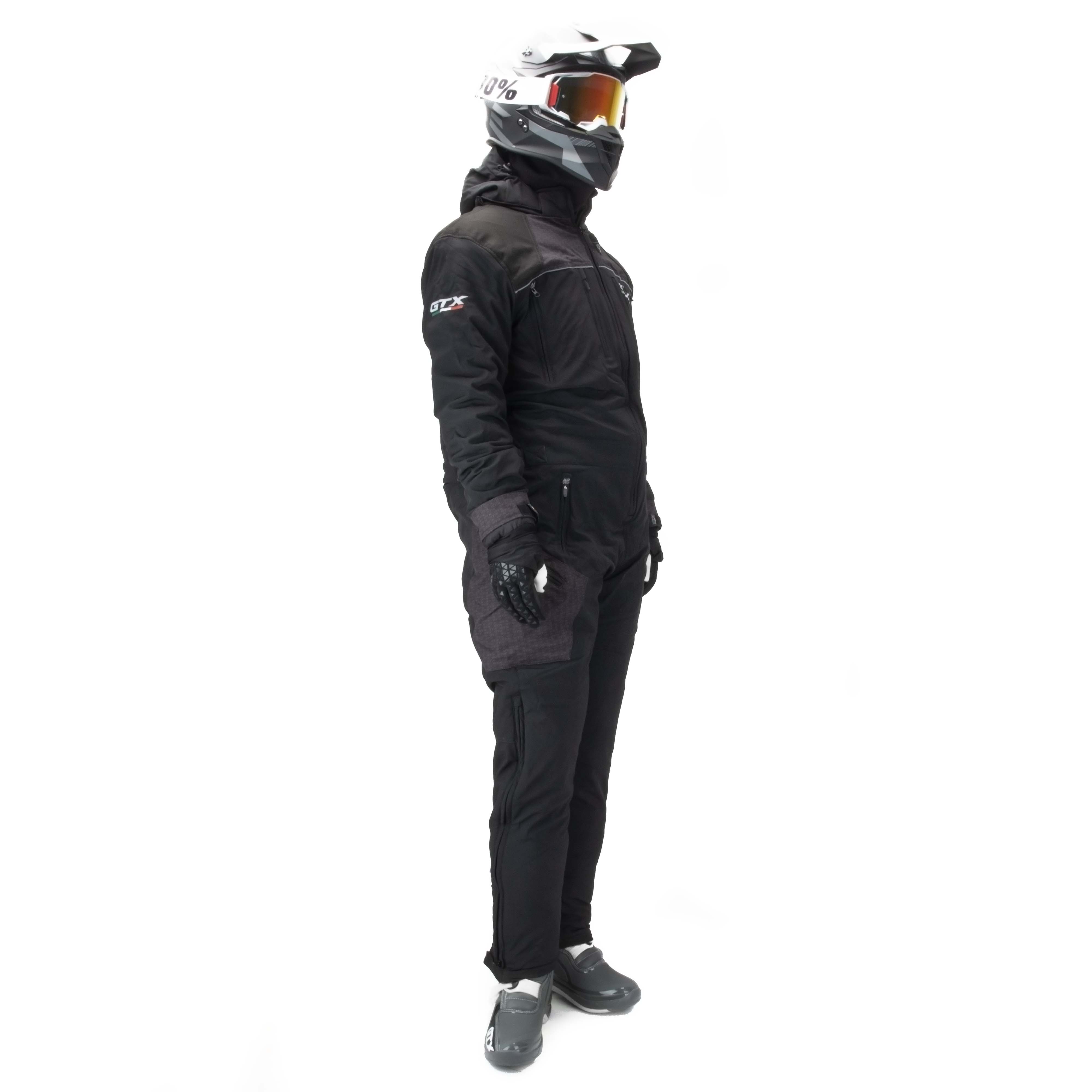 Комбинезон для снегохода GTX №4 black (текстиль) (L)