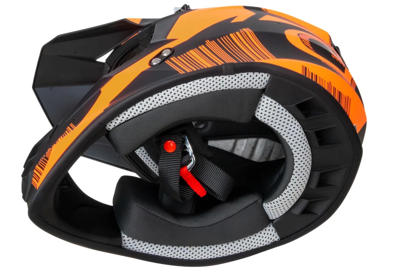 Шлем мото кроссовый GTX 633 №5 (S) BLACK/FLUO ORANGE