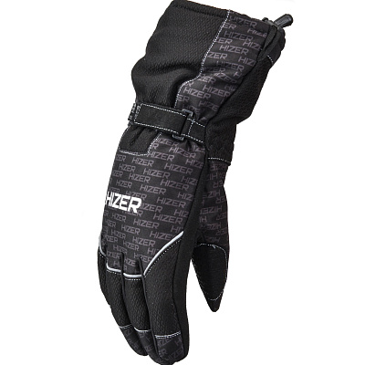 Перчатки для снегохода HIZER №2 black (L)
