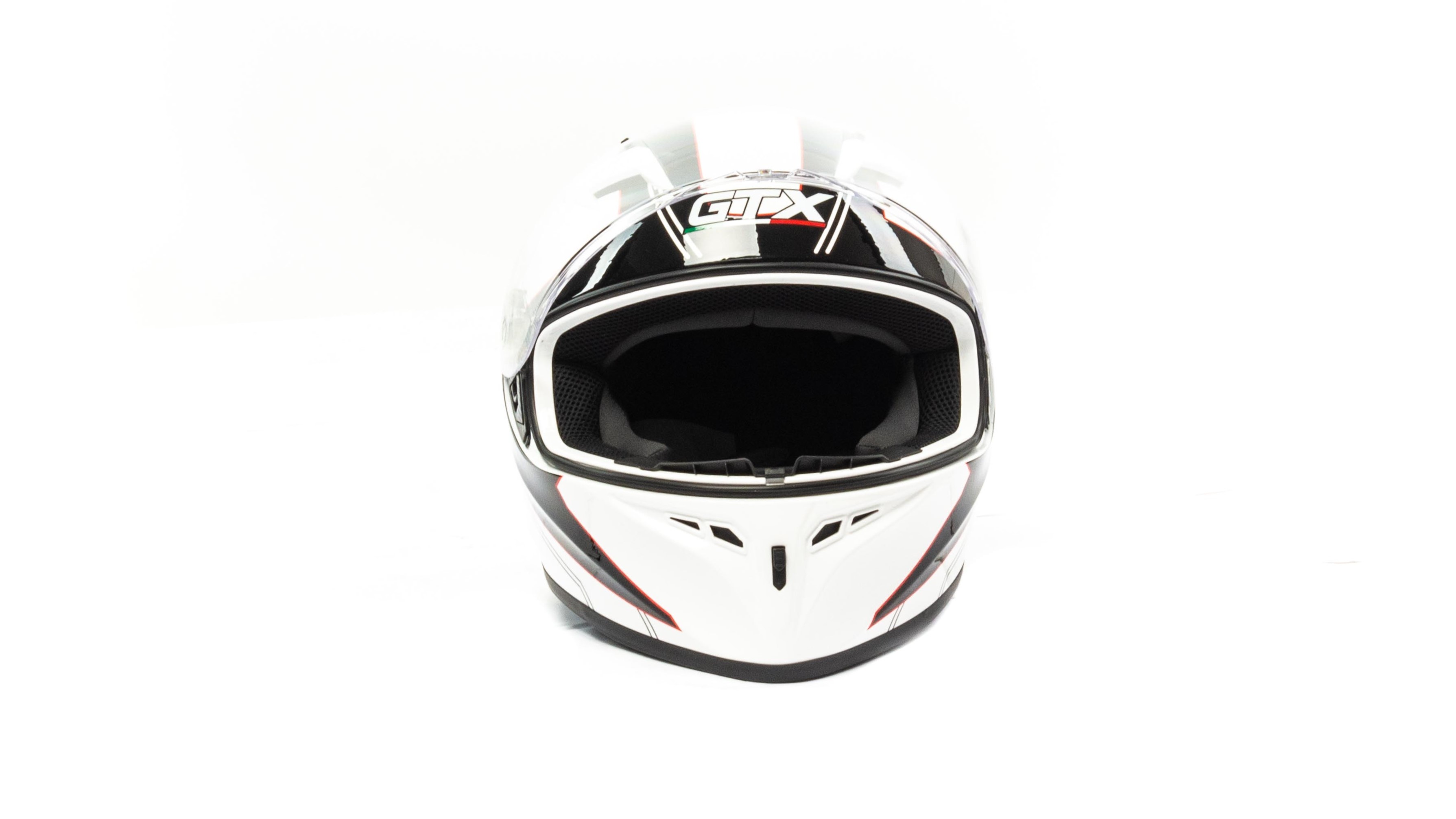 Шлем мото интеграл GTX 578 №4 (M) WHITE/BLACK/RED