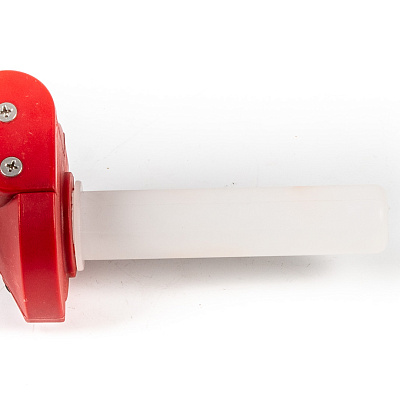 Ручка газа в сборе (с роликом) пластик