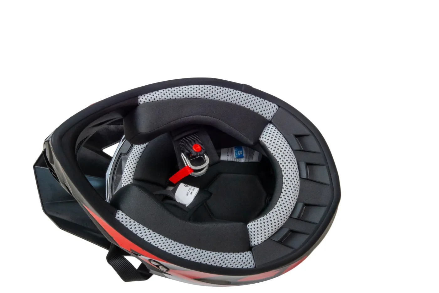 Шлем мото кроссовый GTX 633 №10 (XL) BLACK/RED GREY