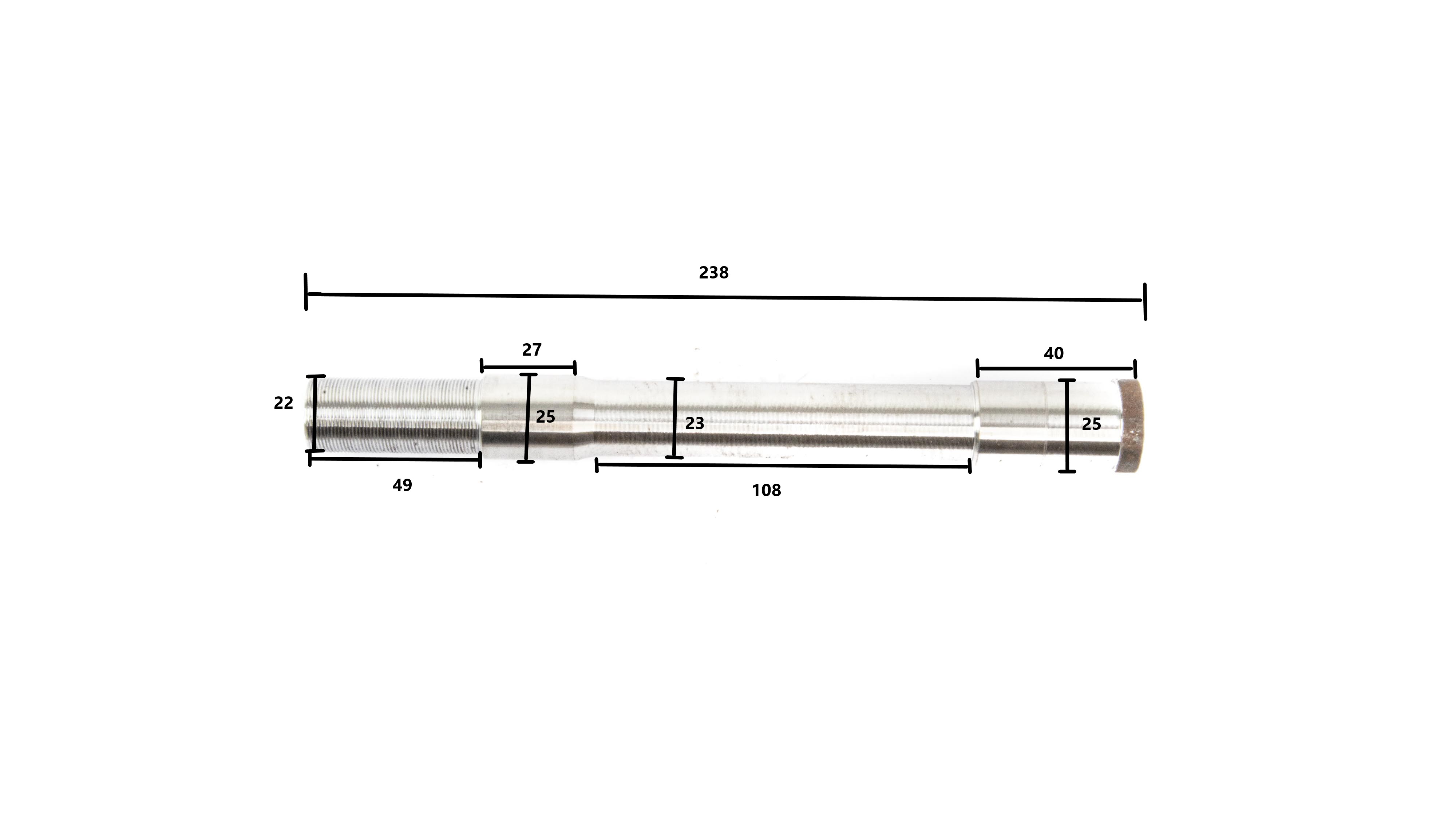 Вал рулевой TTR250 M22×50mm×232mm