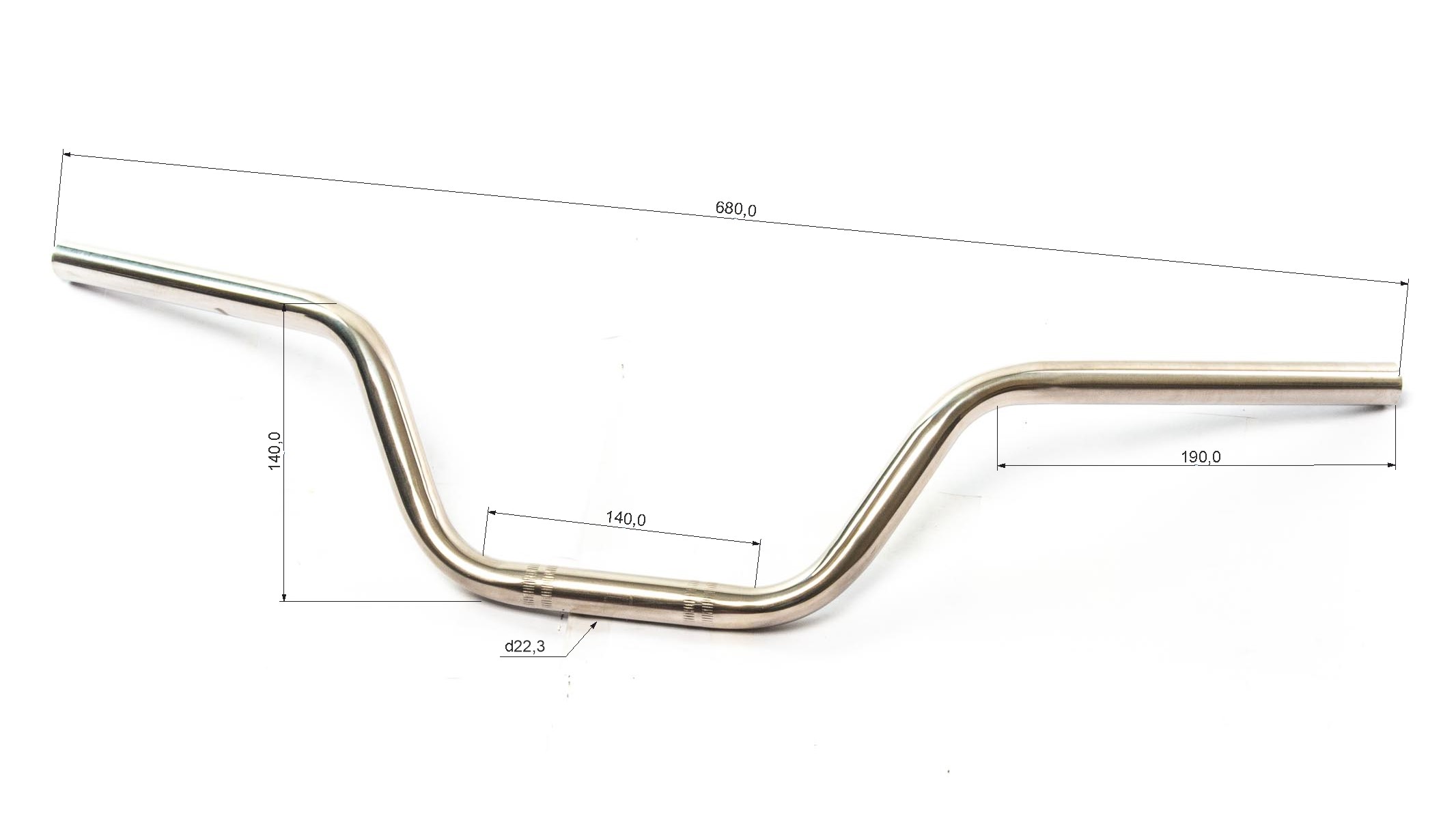 Руль 22мм  CG150