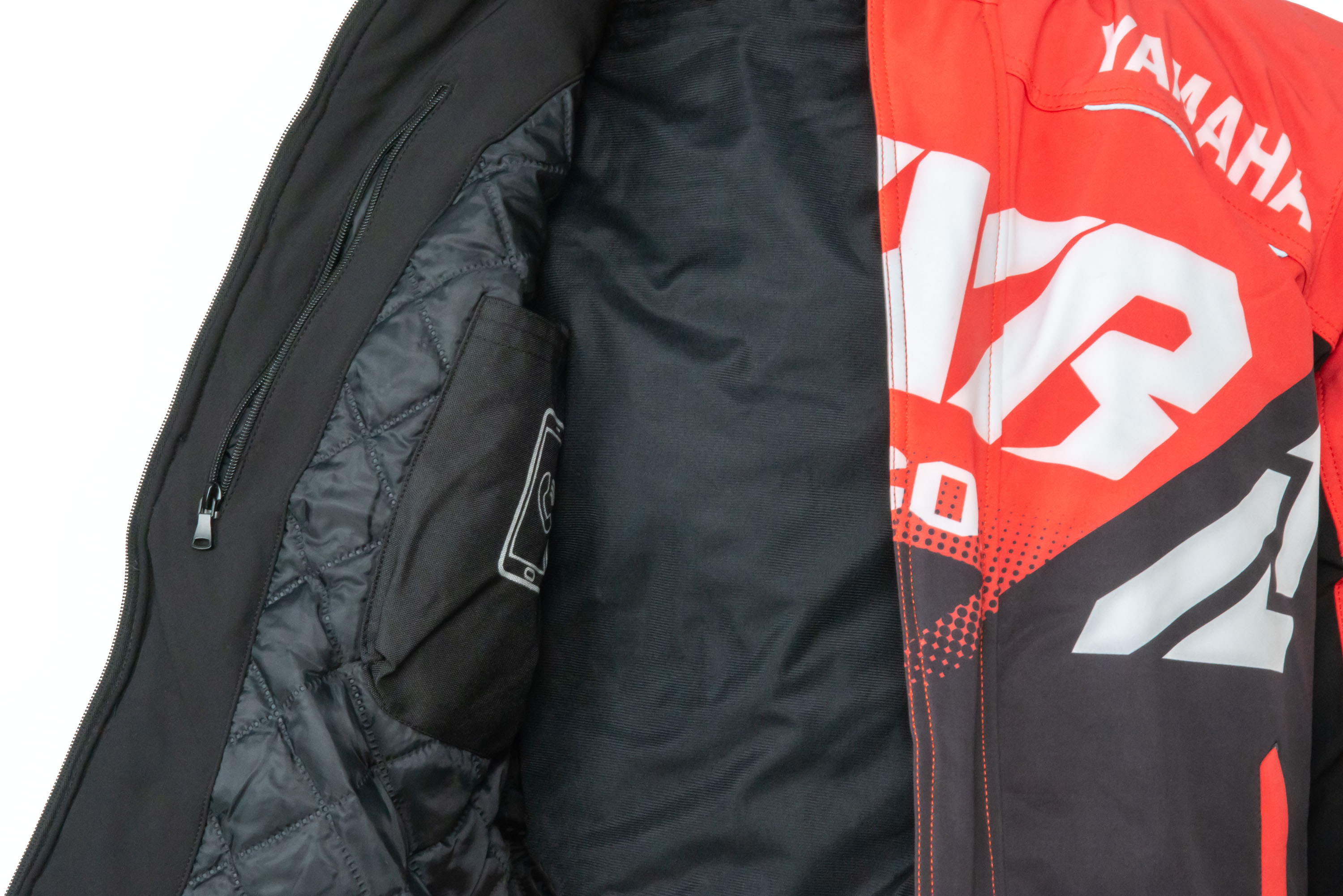 Куртка для снегохода FXR Yamaha Boost №5 black-red (текстиль) (M)