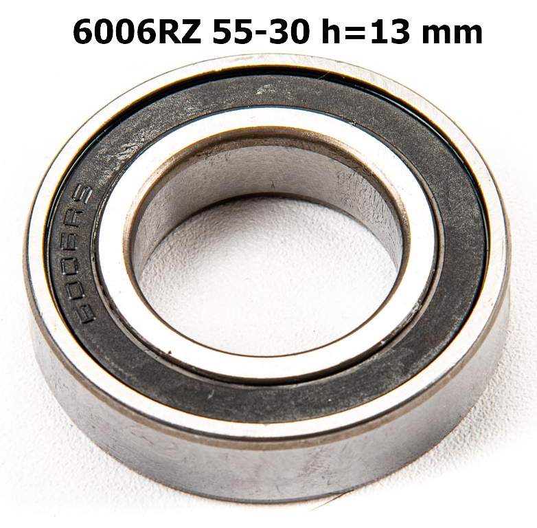 Подшипник 6006RZ  d=55-30 h=13 mm