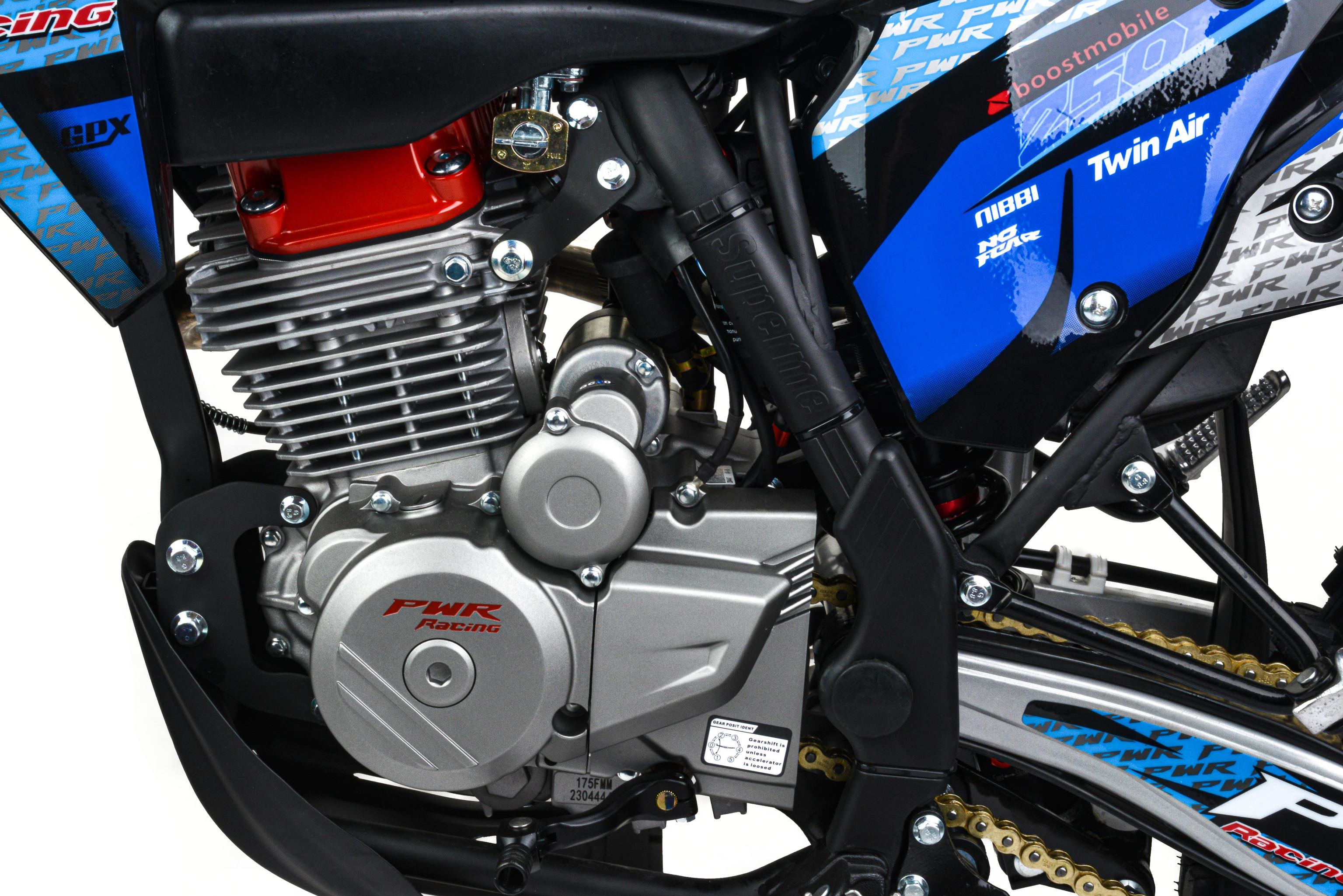 Мотоцикл Кросс 300 PWR FZ300 (PR5 4V) синий РАСПРОДАЖА