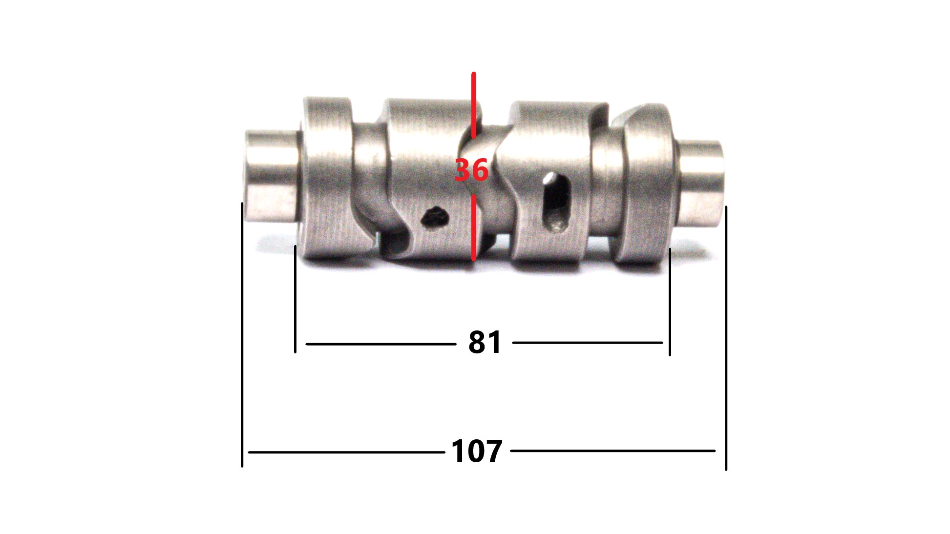 Копирный вал 162FMJ,164FML,167FMM,170FMM (CGN150/CBB250/NT)
