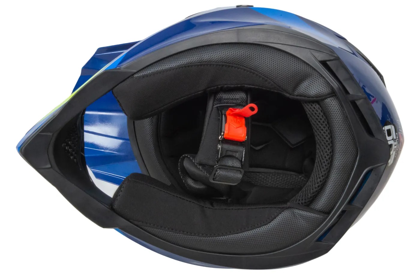 Шлем мото кроссовый HIZER 915 №6 (XL) havy/neon/yellow/blue