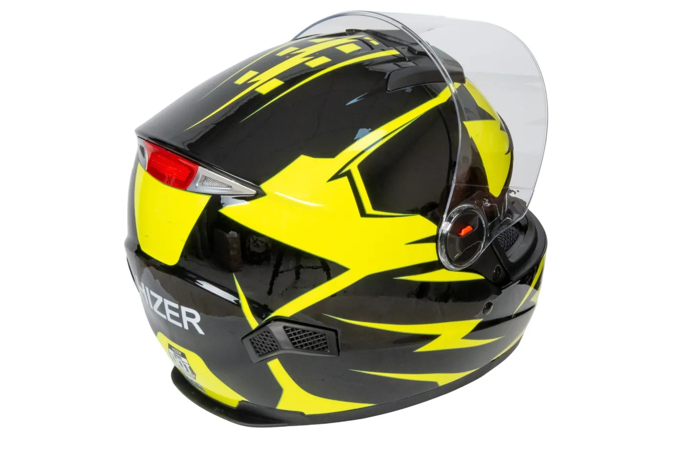Шлем мото интеграл HIZER B561 №1 (L)  black/yellow
