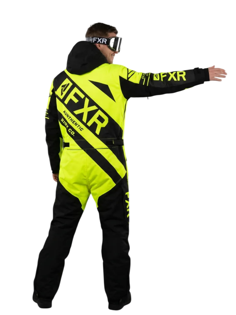 Комбинезон для снегохода FXR CX №4 gray-yellow (текстиль) (M)