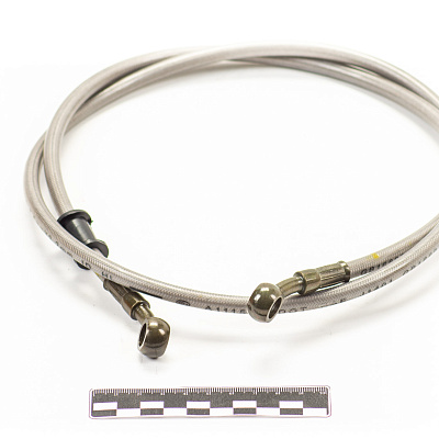Шланг гидравлический тормозной (армированный) L=1200 d=10мм серый