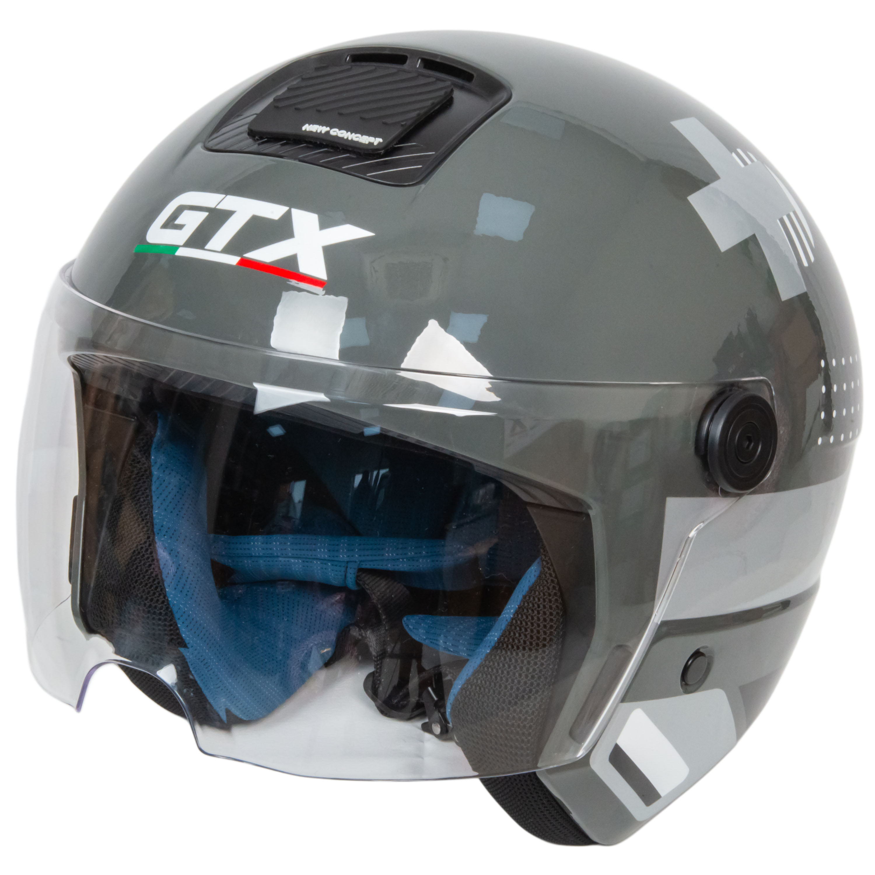 Шлем мото открытый GTX NE02 №2 (S)