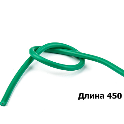 Провод высоковольтный силиконовый (зеленый) 450 mm.