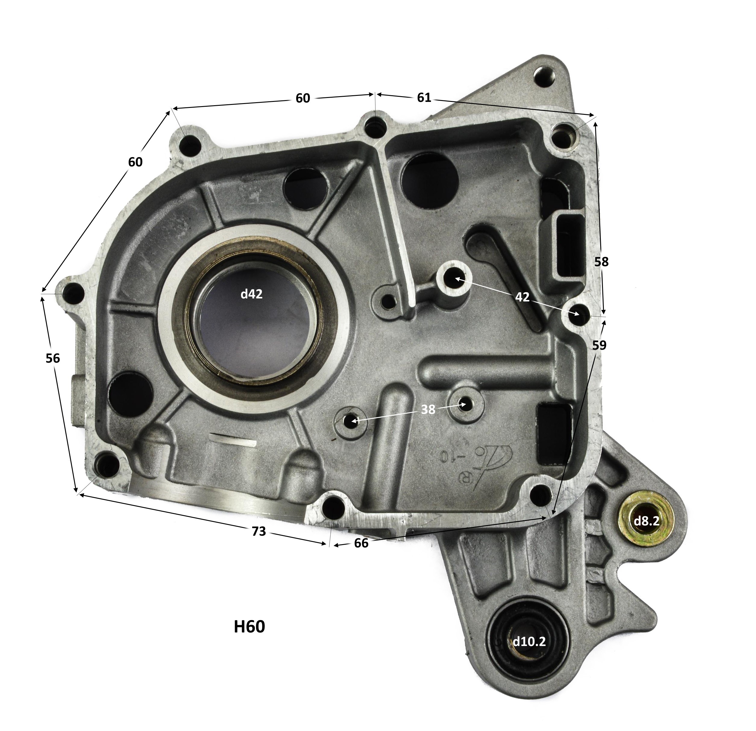 Картер правый 139QMB 50/80см3