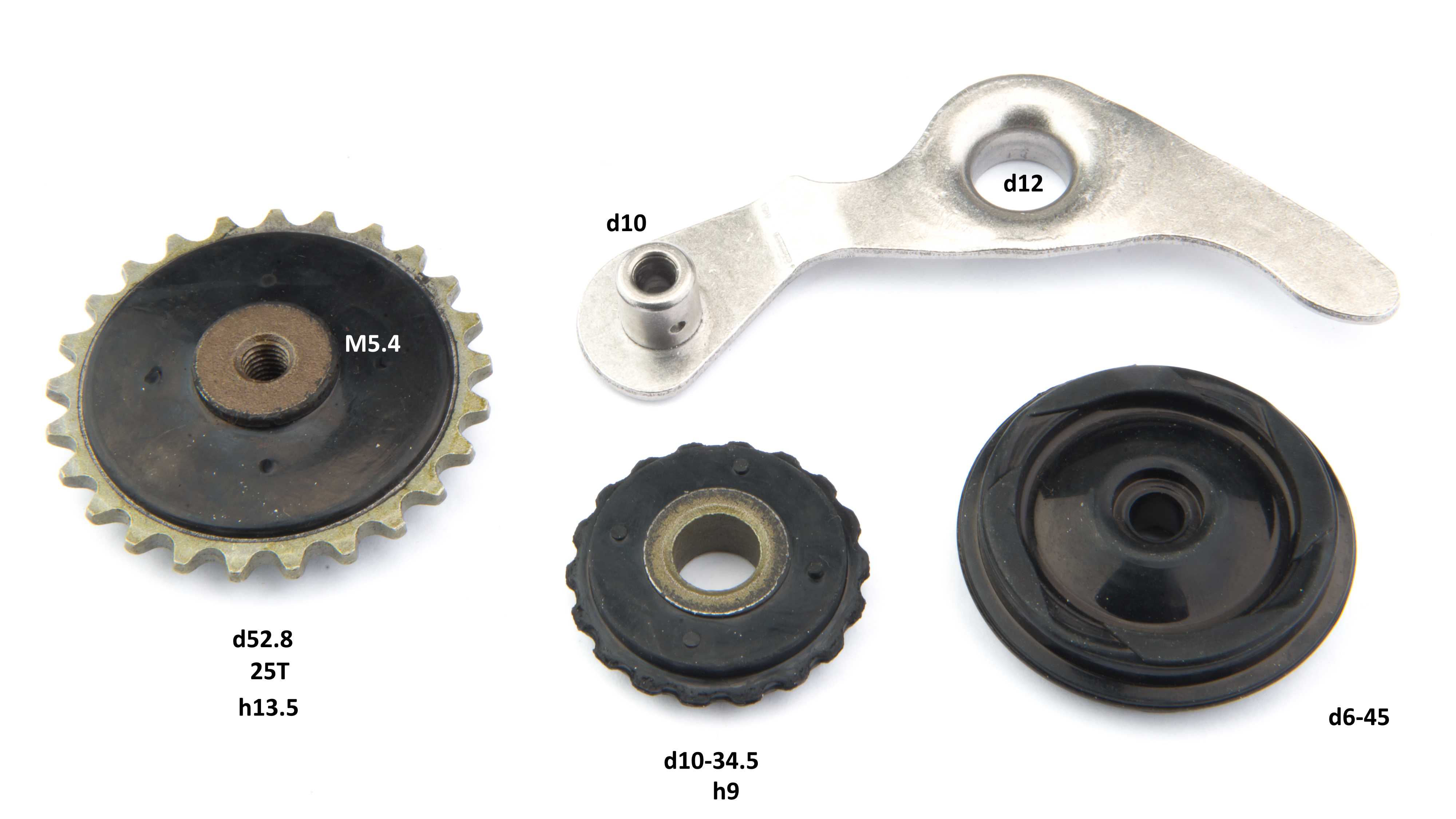 Ролики ГРМ 139FMB, 147FMH, 152FMH, 153FMH 50-110см3 (комплект 3шт)