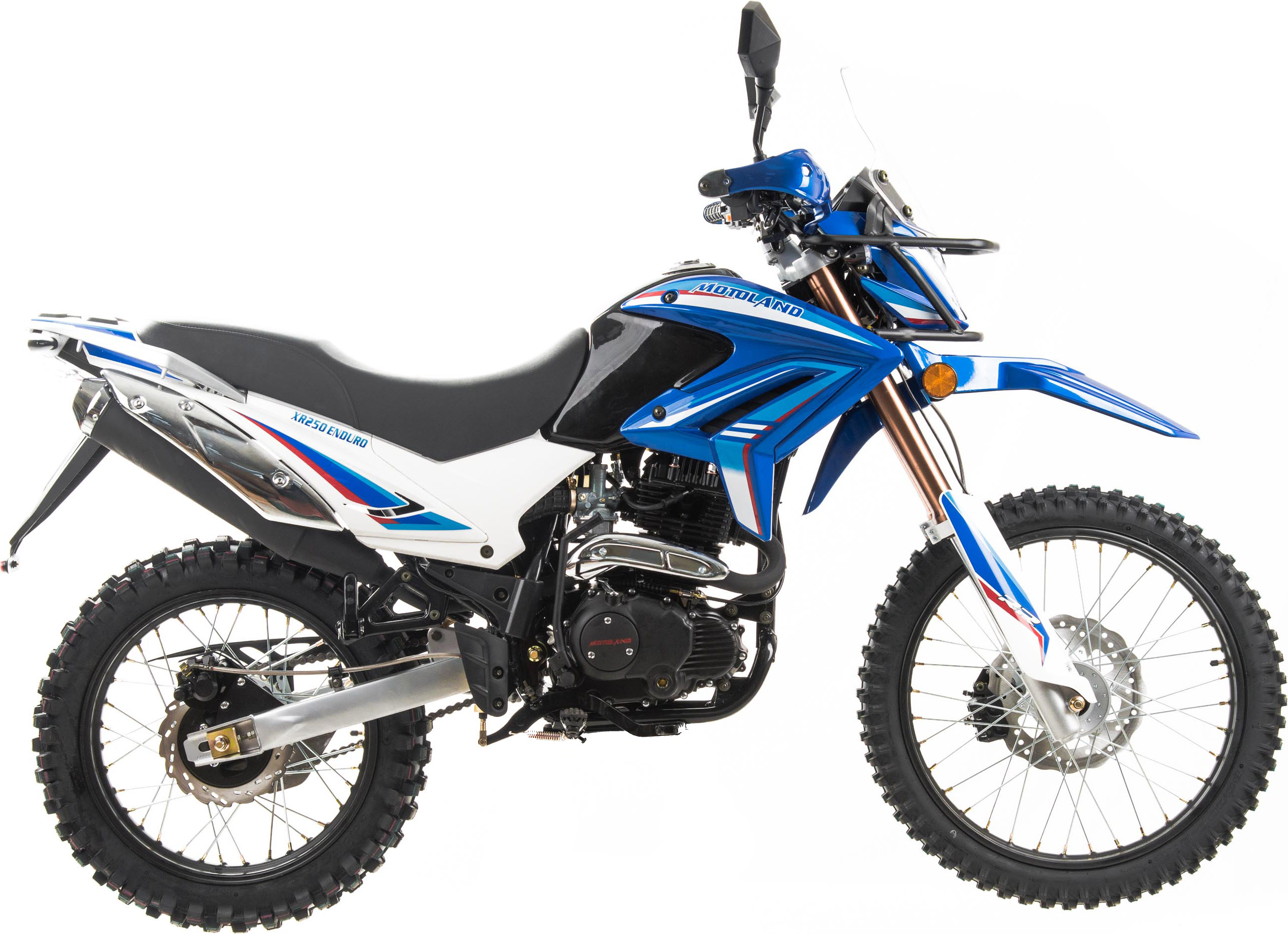 Мотоцикл Кросс 250 ENDURO XR250 (172FMM-5/PR250) синий РАСПРОДАЖА