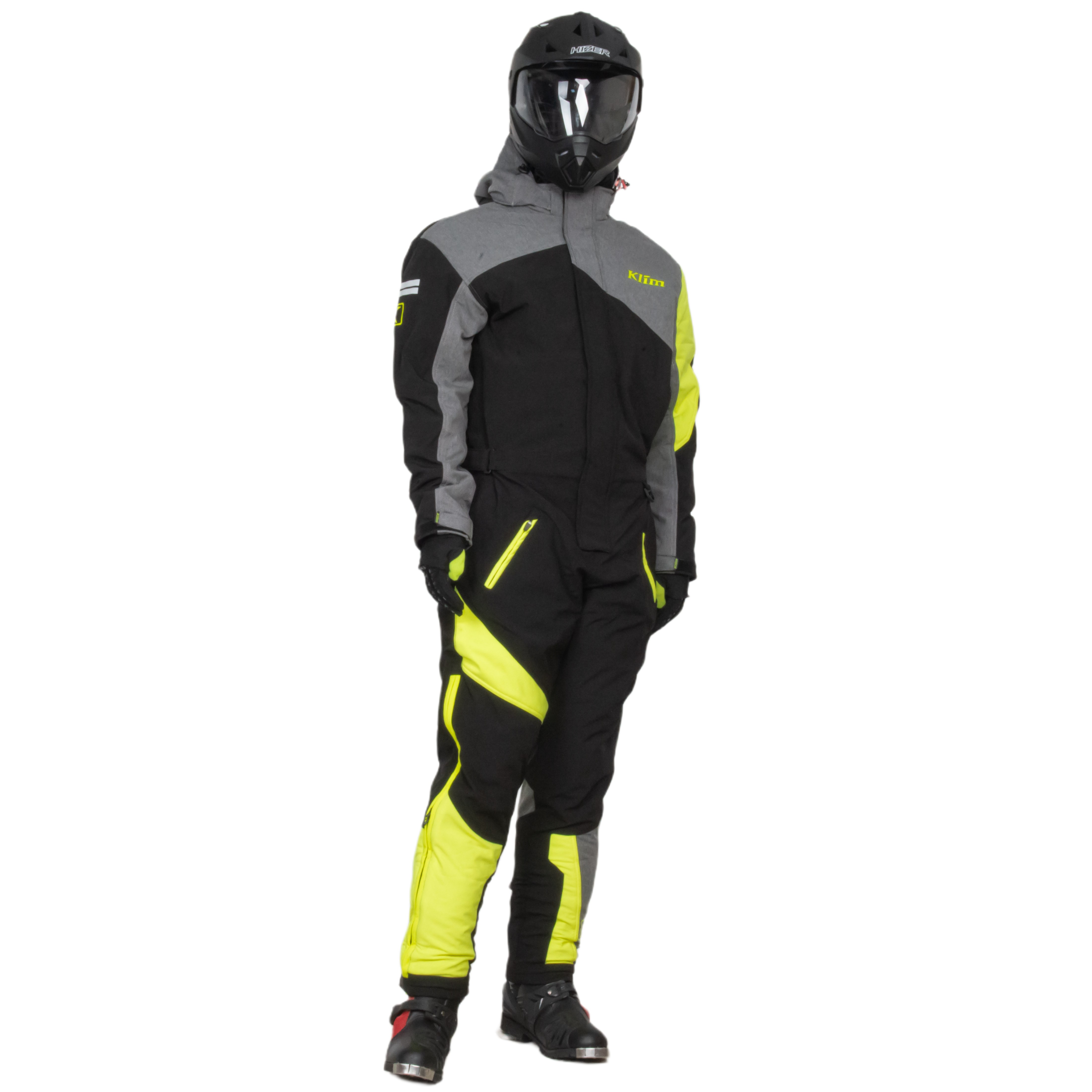 Комбинезон для снегохода KLIM RAILSLIDE (-5 С) №9 black-yellow (текстиль) (XL)