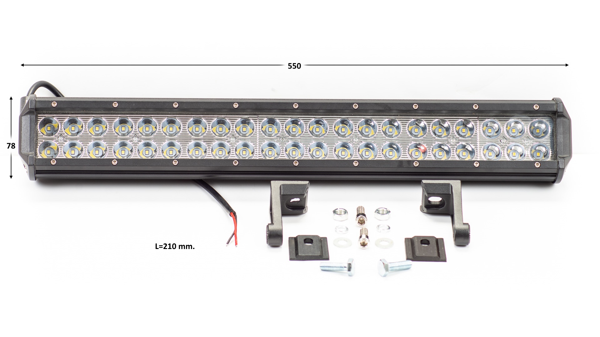 Фара 120w 40x3w LED балка
