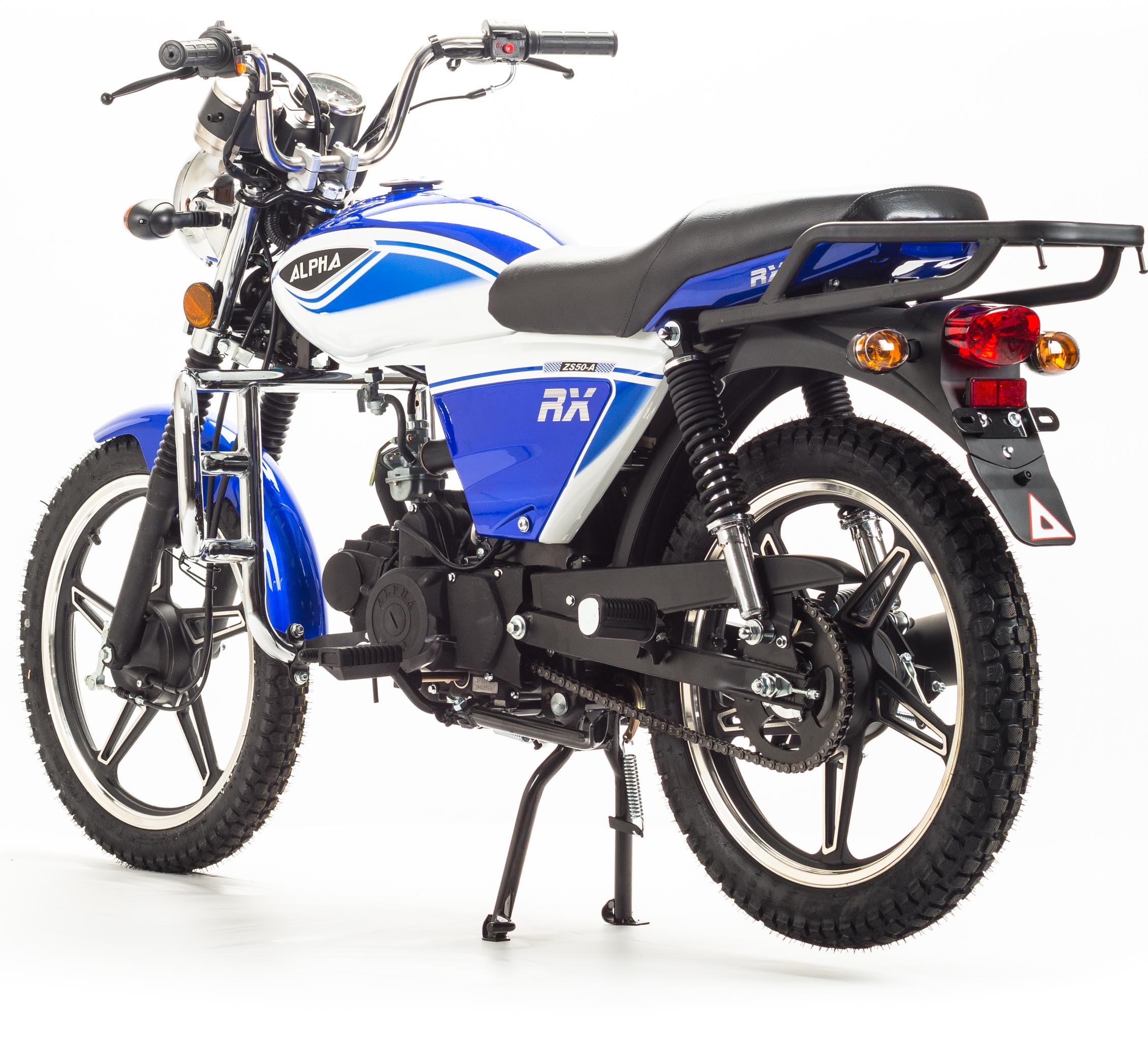 Мопед Альфа RX 11 (LM48-A) синий (A)