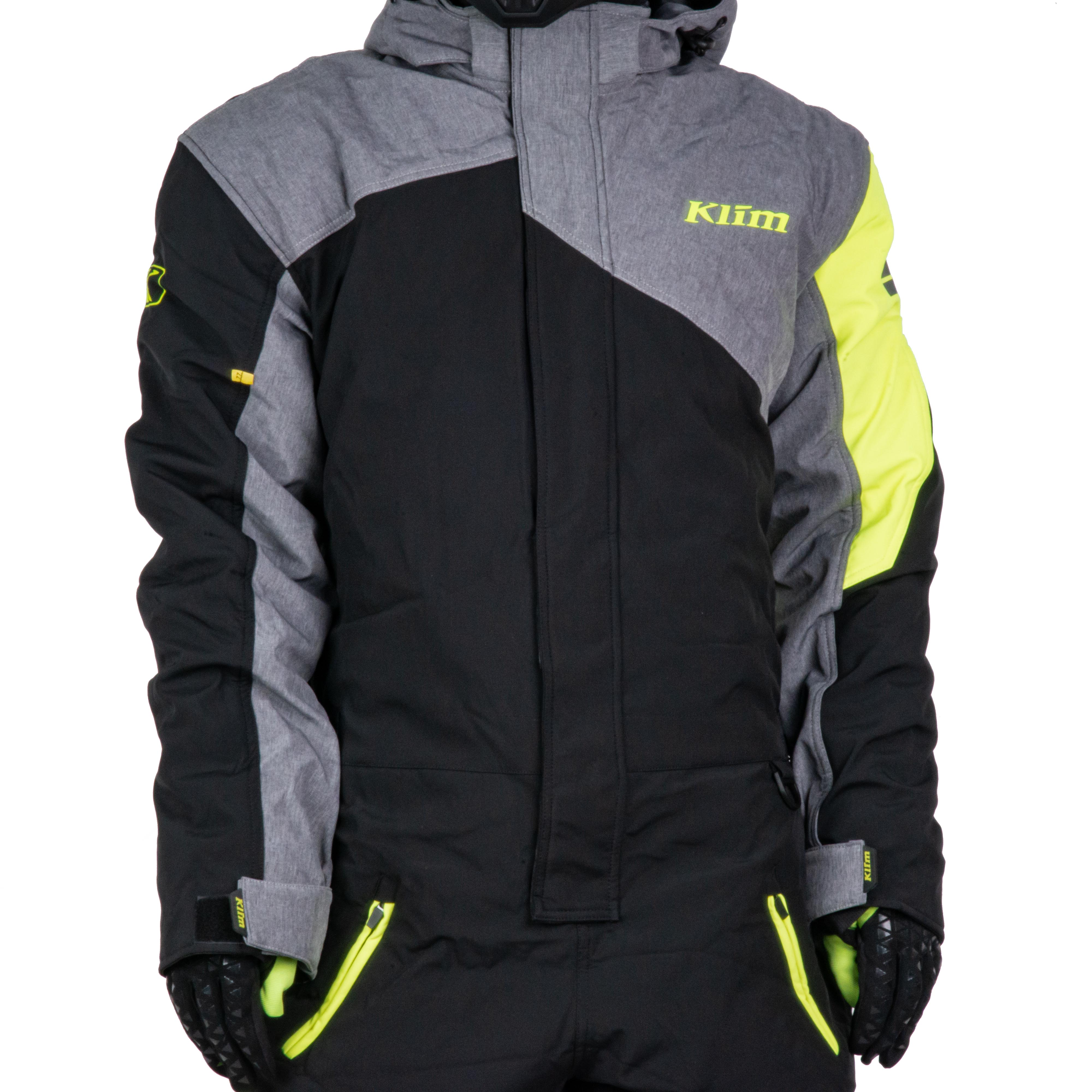 Комбинезон для снегохода KLIM RAILSLIDE №1 black-yellow (текстиль) (M)