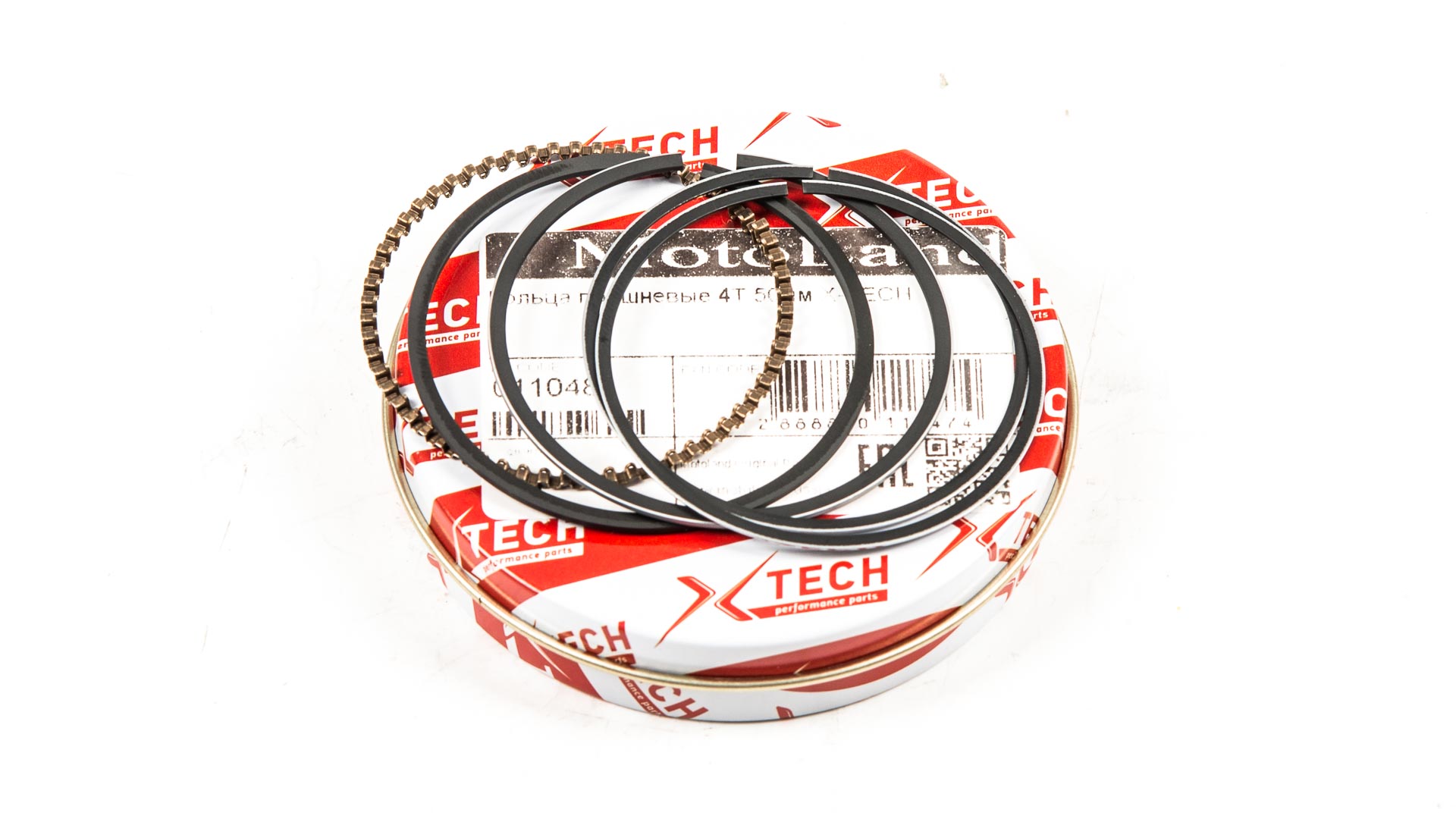 Кольца поршневые 147FMH 100см3 4T d=50mm X-TECH