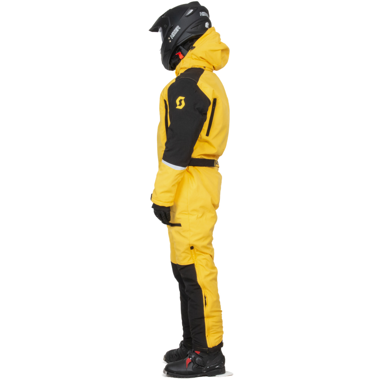 Комбинезон для снегохода SCOTT DS Shell Dryo One Piece №1 yellow-black (текстиль) (M)