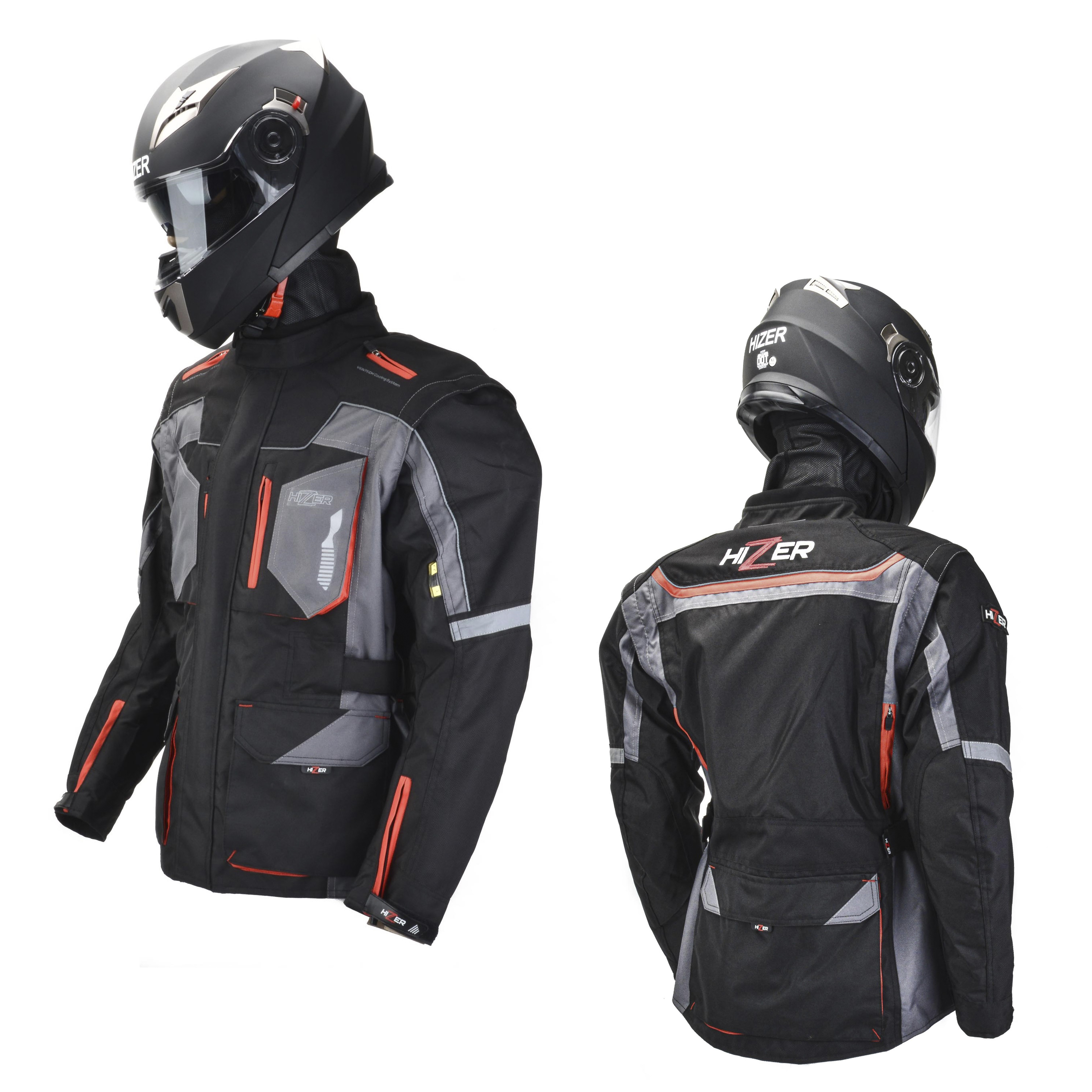 Куртка мотоциклетная (текстиль) HIZER AT-5005 (XL)