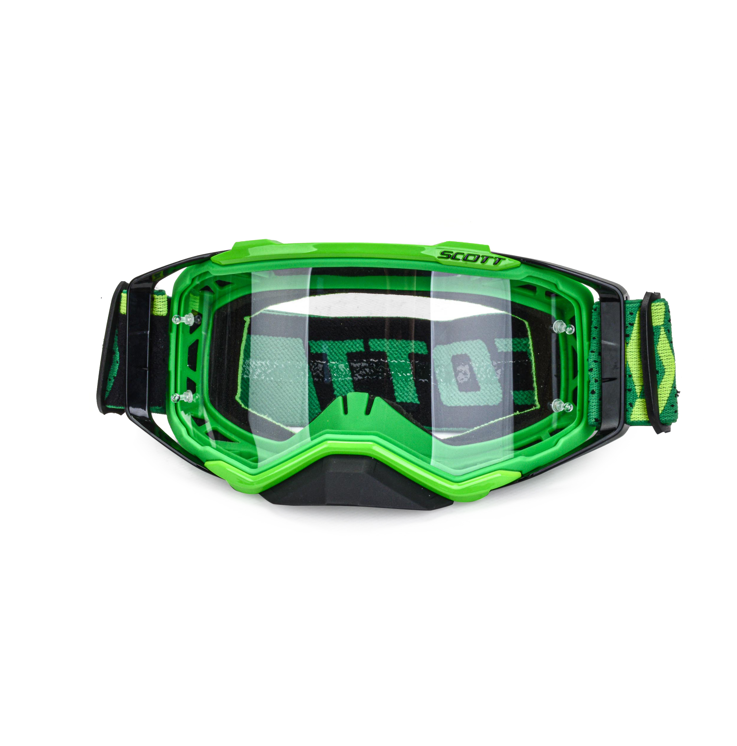 Очки мотокросс SCOTT №3  black/green