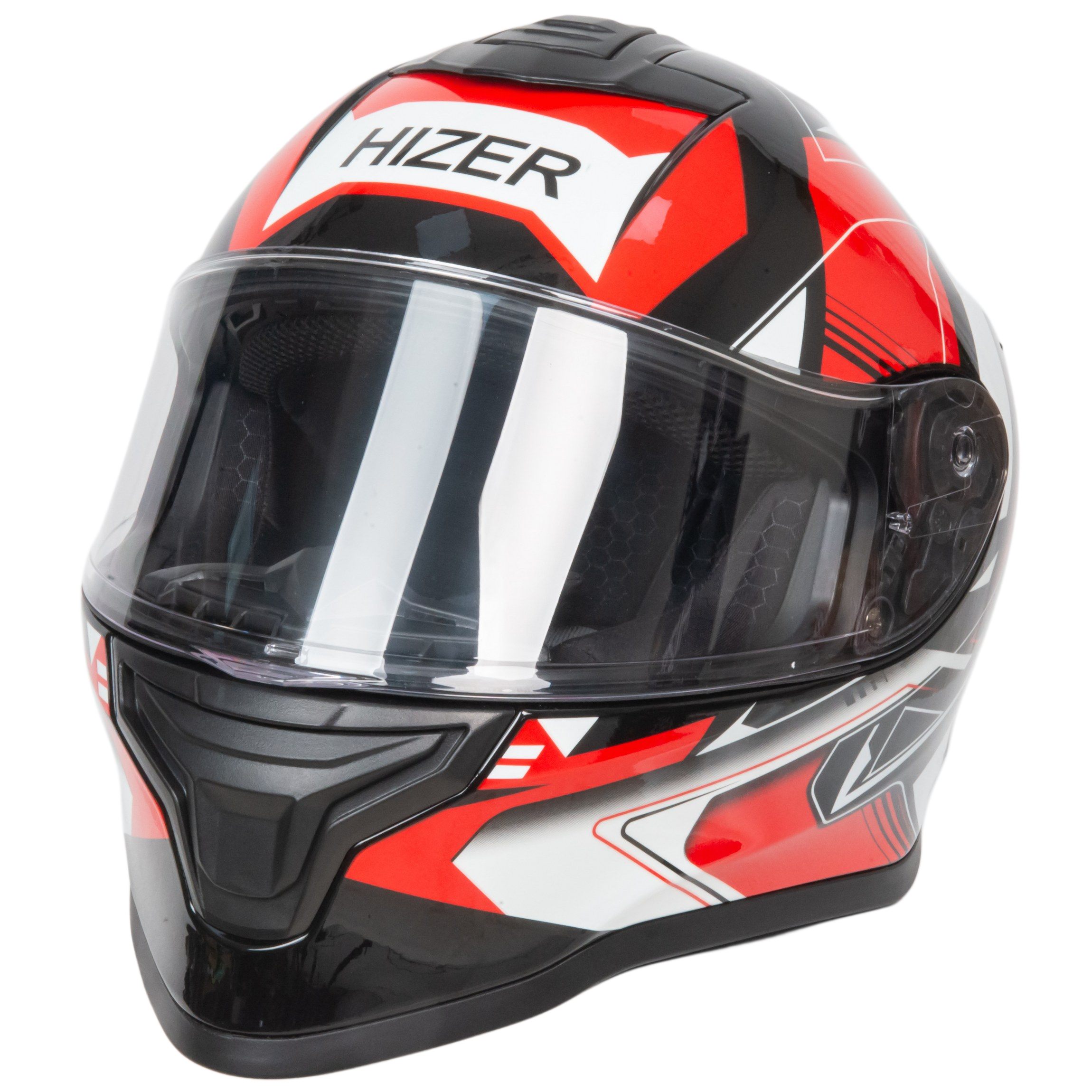 Шлем мото интеграл HIZER J5325 №2 (M) red