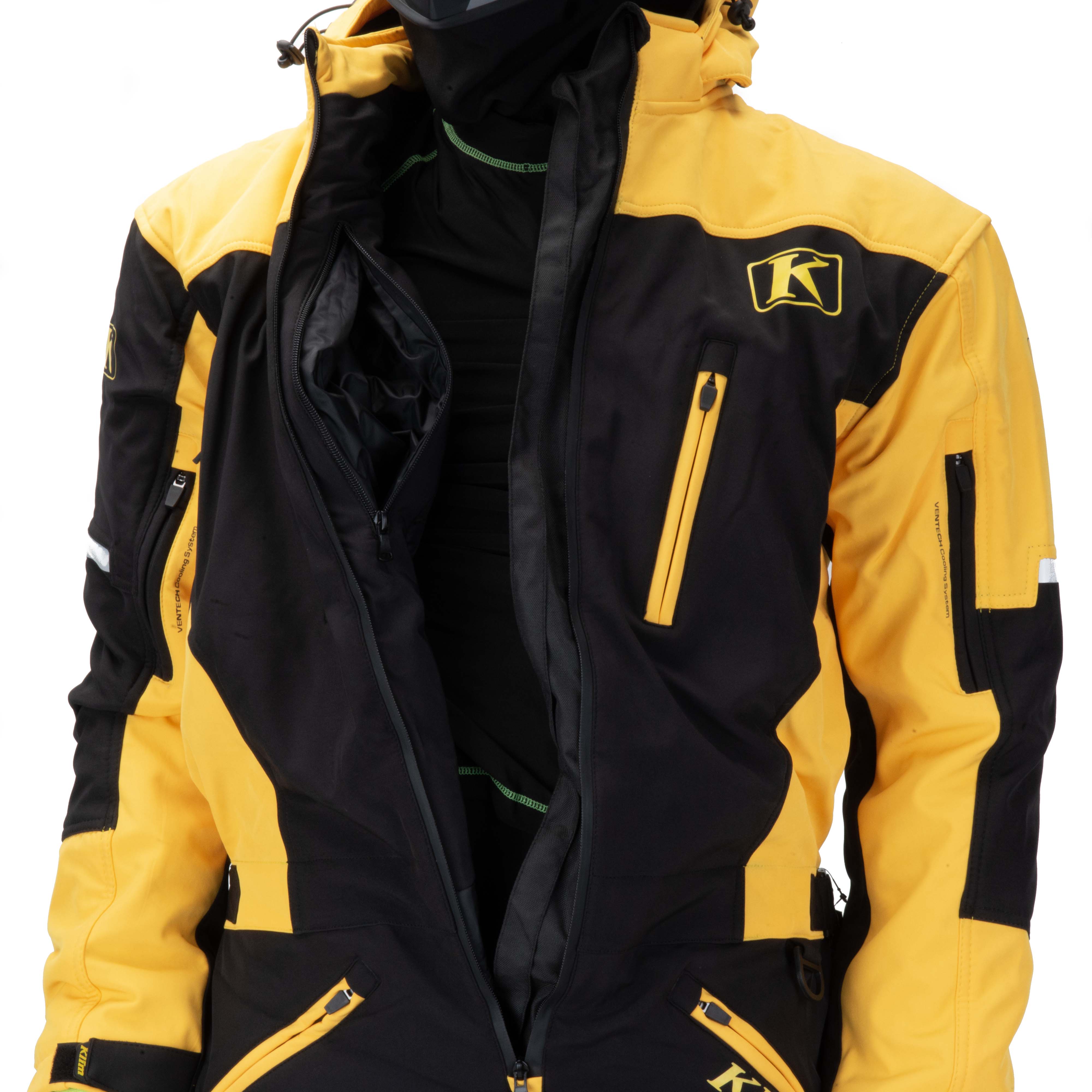 Комбинезон для снегохода KLIM №3 yellow (текстиль) (S)