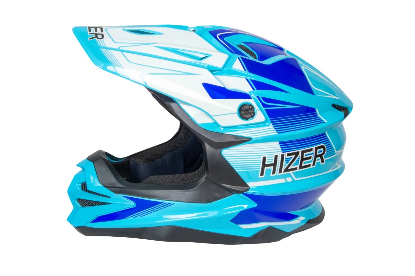 Шлем мото кроссовый HIZER J6803 №8 (S)