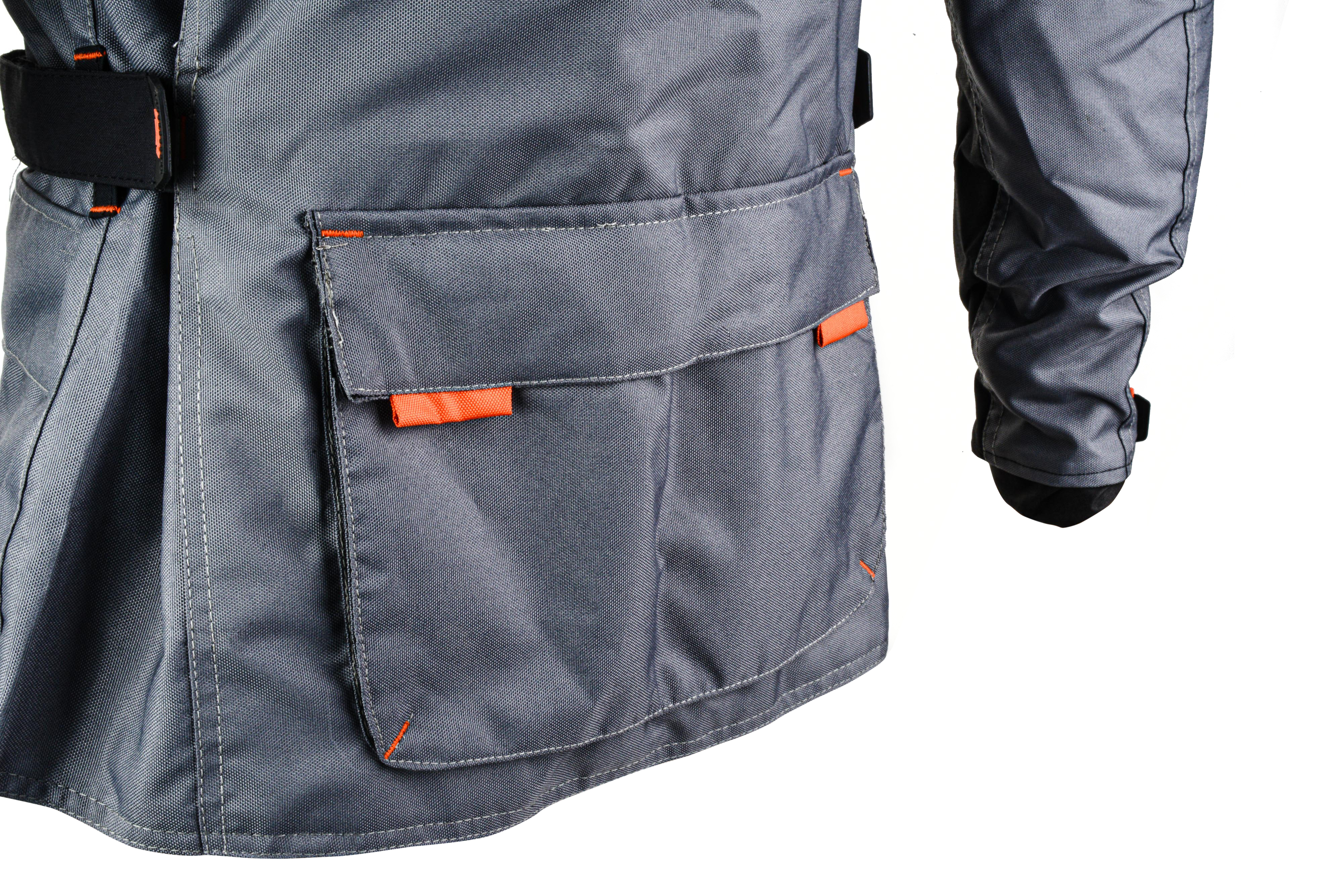Куртка мото KTM №7 grey (текстиль) (M)