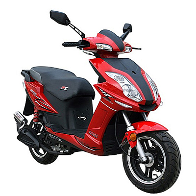 Скутер CORSA (синий) (WY50QT-7C)