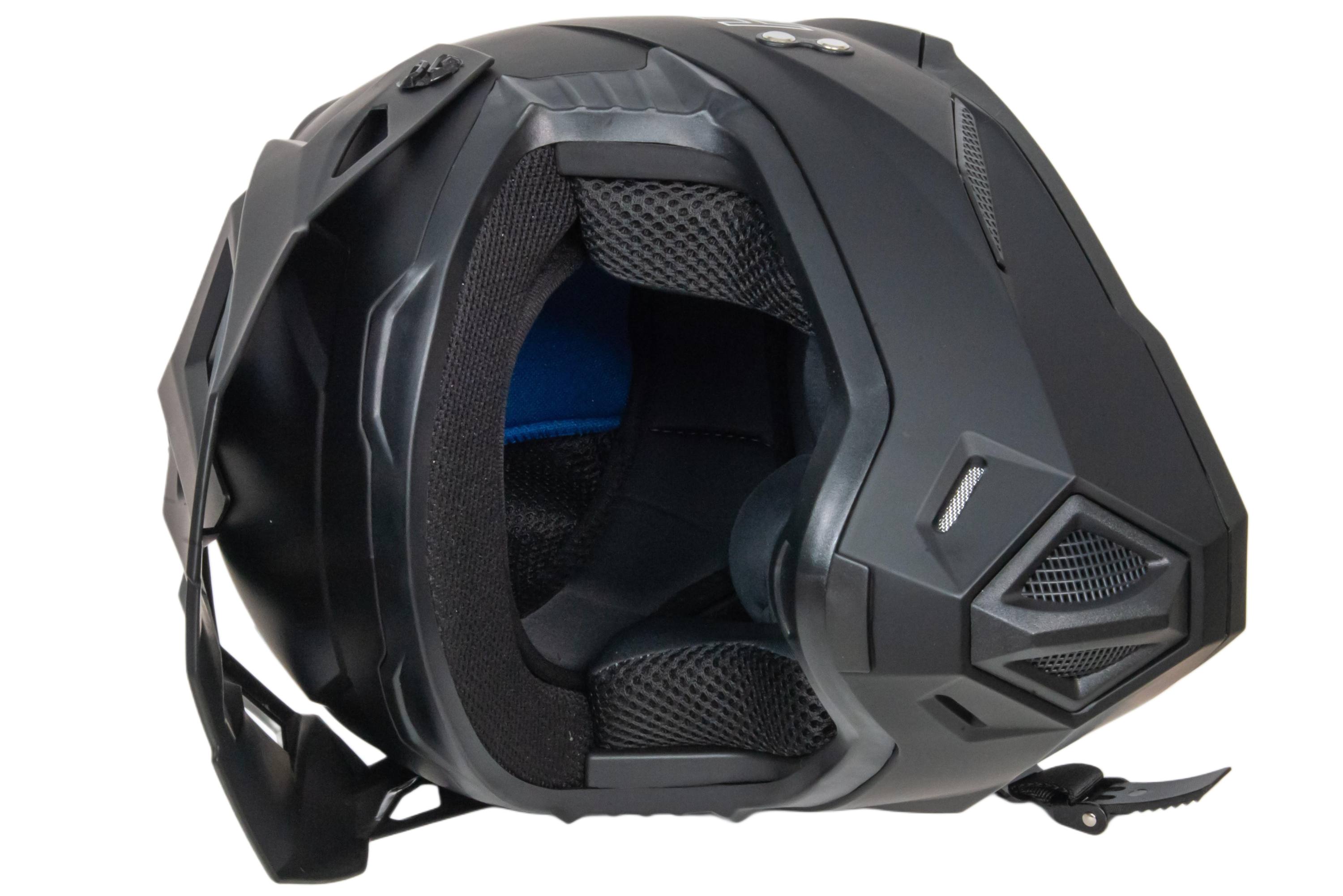 Шлем мото кроссовый HIZER J6801 №3 (XL) matt black