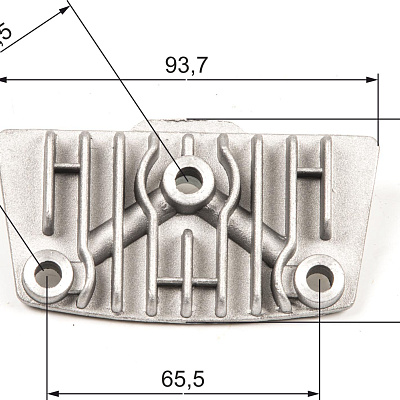 Крышка головки правая 152FMH, 153FMH 110см3 №2