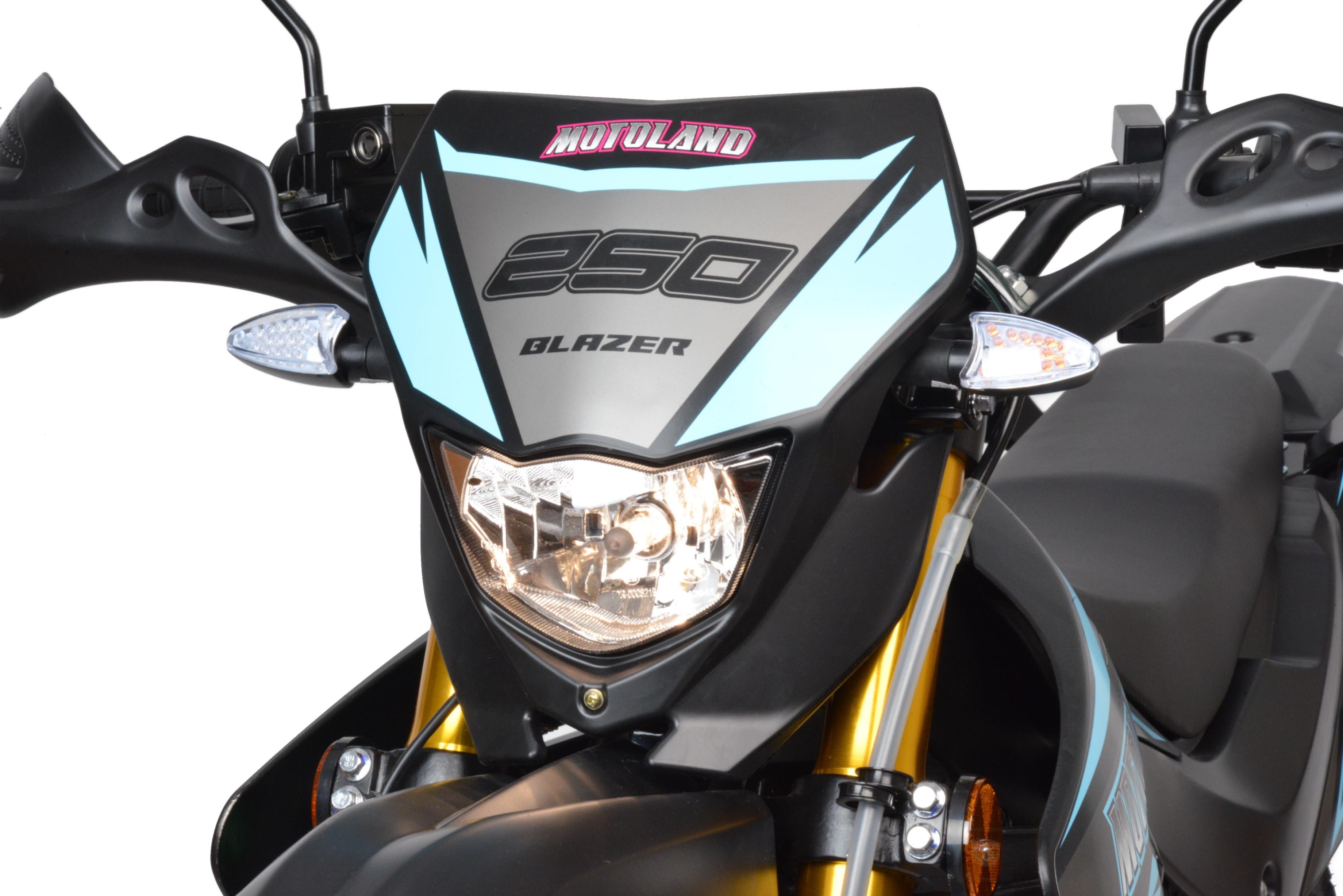 Мотоцикл Кросс 250 ENDURO BLAZER (XF250-A) синий РАСПРОДАЖА