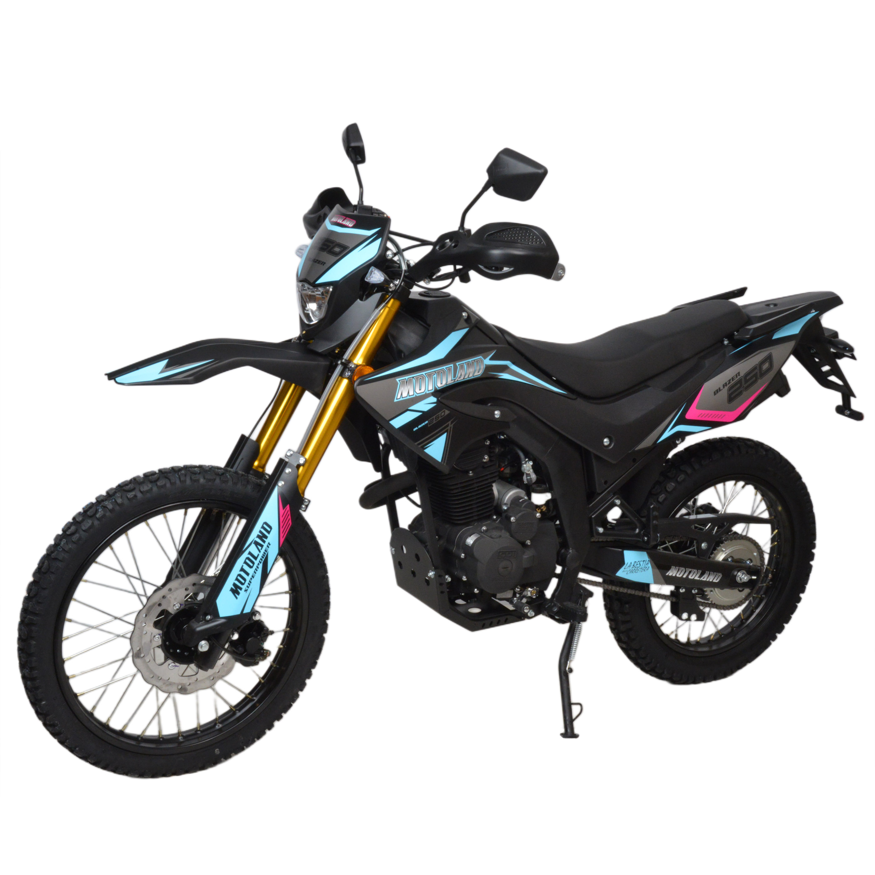 Мотоцикл Кросс 250 ENDURO BLAZER (XF250-A) синий РАСПРОДАЖА
