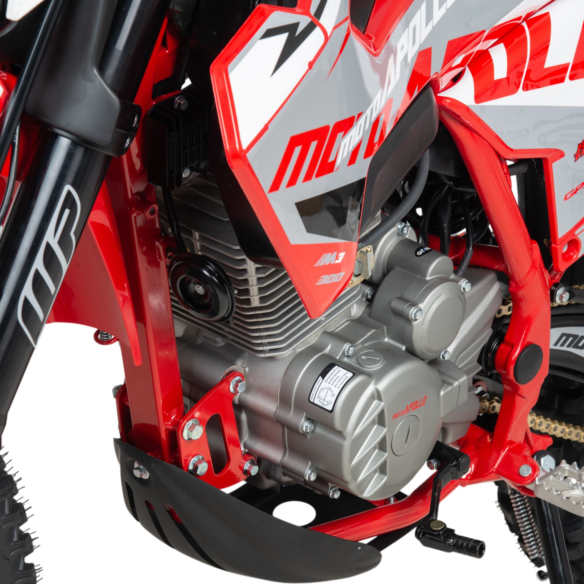 Мотоцикл Кросс Moto Apollo M3 300 (175FMM) красный 2026
