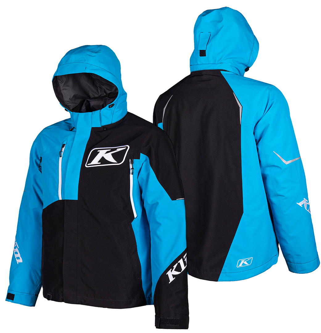 Куртка для снегохода (детская) KLIM KOMPOUND №3 black-blue (текстиль) (14Y)